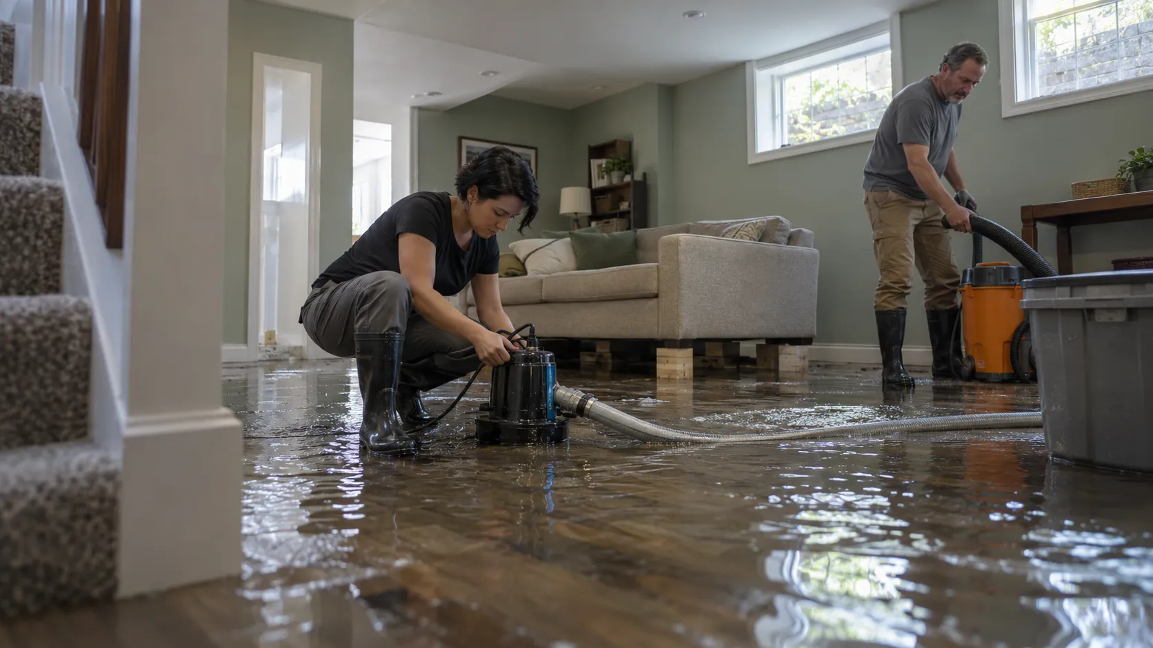Flooded Basement Cleanup in Denver, CO